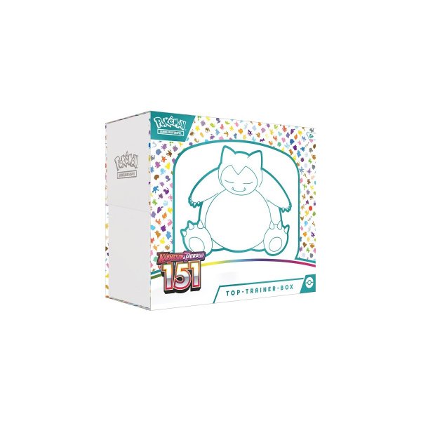 Karmesin & Purpur Pokemon 151 Top Trainer Box Relaxo (deutsch)