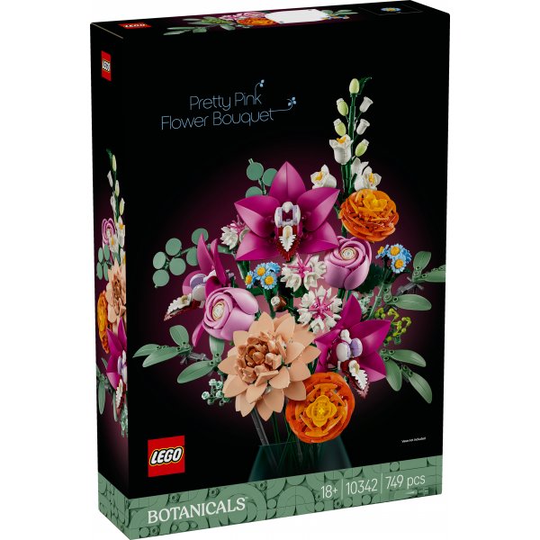 LEGO® 10342 Schöner Rosafarbener Blumenstrauß