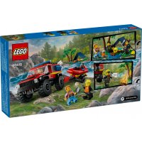 LEGO® 60412 Feuerwehrgeländewagen mit Rettungsboot