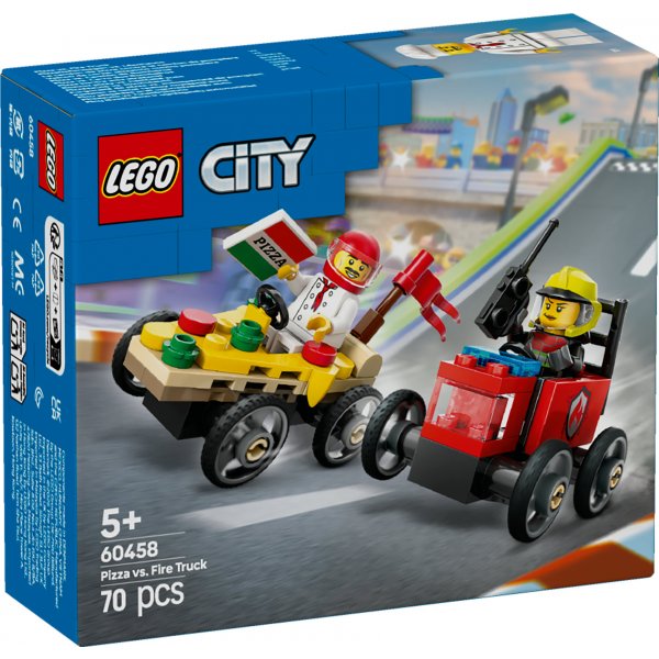LEGO® 60458 Pizzalieferwagen vs. Löschauto