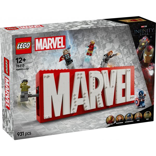 LEGO® 76313 MARVEL Logo & Minifiguren