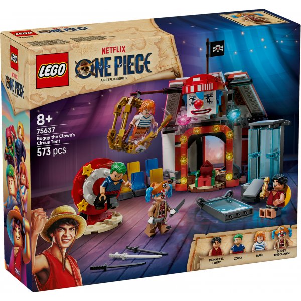 LEGO® ONE PIECE Zirkuszelt von Buggy dem Clown (75637)