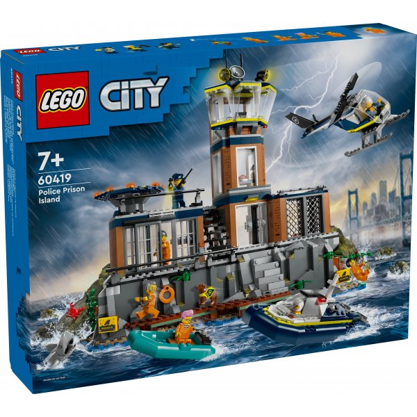 LEGO® City Polizeistation auf der Gefängnisinsel (60419); Bauspielzeug