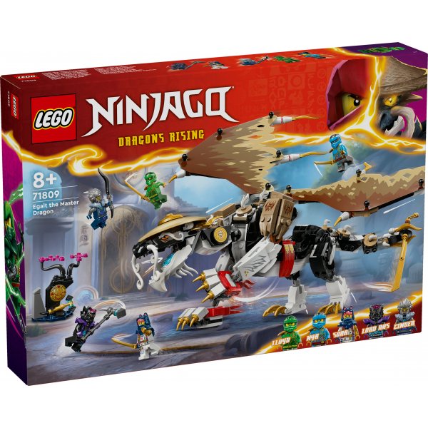 LEGO® NINJAGO® Egalt der Meisterdrache (71809); Spielzeug mit Ninja-Helden