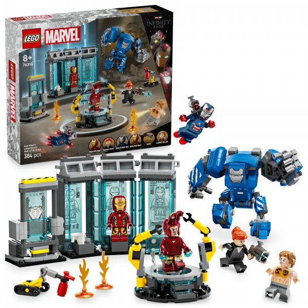 LEGO® Marvel Iron Mans Labor: Halle der Rüstungen (76315)