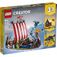 LEGO® Creator 31132 Wikingerschiff mit Midgardschlange