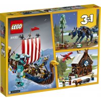 LEGO® Creator 31132 Wikingerschiff mit Midgardschlange